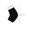 BAZEITFLOW 2 Pairs Gel Heel Socks Moisturizing Toeless Covers for Cracked Heels Softening Gel Treatment for Dry Skin Washable Reusable Unisex Foot Care view 2