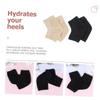 BAZEITFLOW 2 Pairs Gel Heel Socks Moisturizing Toeless Covers for Cracked Heels Softening Gel Treatment for Dry Skin Washable Reusable Unisex Foot Care view 3