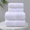 White Soft Cotton Fabric Face Towel Hotel Bath Towel Wash Cloths Hand Towels Portable Multifunctional Cleaning Towel view 3