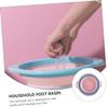 CIYODO 1Pc Collapsible Foot Soak Bucket Portable Basin for Home Lightweight Washing Durable for Soaking Feet Household Use view 3
