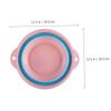 CIYODO 1Pc Collapsible Foot Soak Bucket Portable Basin for Home Lightweight Washing Durable for Soaking Feet Household Use view 4