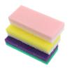 Healvian 3pcs Double-Sided Pumice Stone Foot Scrubber for Callus Removal Portable Dead Skin Exfoliator for Bath and Green Yellow view 1