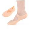 PartyKindom Moisturizing Silicone Gel Socks for Men and Women Anti-Cracking Breathable Skin Tone White (2 Pairs) for Cracked Heels and Foot Treatment view 4