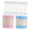 GALPADA 400Pcs Makeup Swabs Double Head Cotton Swabs for Eyelash Cleaning Makeup Removal for Women Efficient Convenient Cleaning Tool view 1