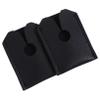 Ipetboom Leather Razor Head Cover Sleeve 2pcs Portable Protective Cover for Safety Razors Travel Case for Mens Shaving Supplies view 1