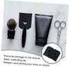 Ipetboom Leather Razor Head Cover Sleeve 2pcs Portable Protective Cover for Safety Razors Travel Case for Mens Shaving Supplies view 2