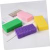 IWOWHERO 6Pcs Foot Pumice Scrubber Kit Exfoliating Callus Remover Tool for Feet Professional Pedicure File Set for Soft Skin Suitable for Home and Spa Use view 3