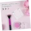 PartyKindom 3 Pcs 28mm Refillable Empty Eyeshadow Box Makeup Container for Concealers Creams and Lipsticks Travel-Friendly Design for Women view 3
