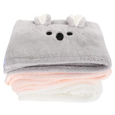 SAFIGLE 3pcs Hair Drying Towel Quick Dry Hair Wrap Bath Dry Towel Soft Absorbent for Women