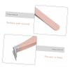 PartyKindom 2pcs Curved Stainless Steel Tweezers for Eyelash Extensions Precision Applicator Clips for Makeup Craft and Repairing Comfortable Design for Professional Personal Use view 3