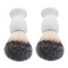 PartyKindom 2pcs Beard Brush Facial Hair Brush for Men Men's Shaving Accessories Beard Scrubber view 1
