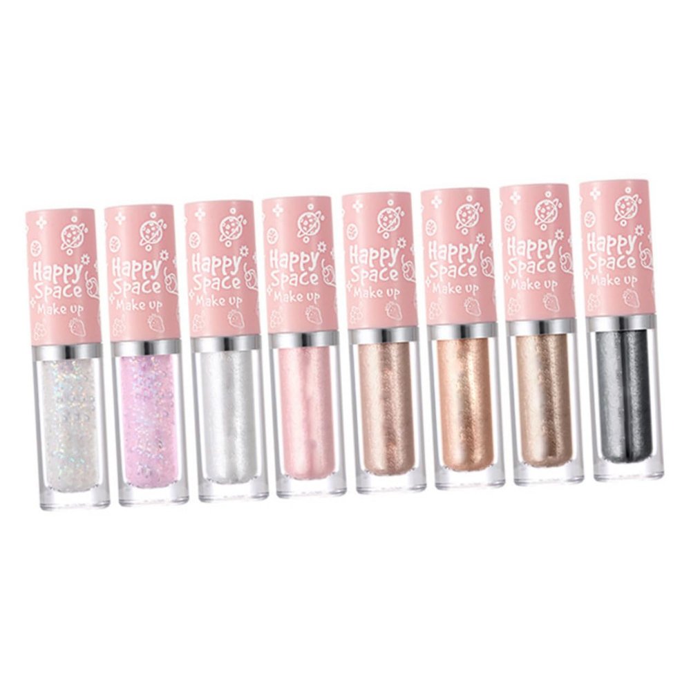 CALLARON 8pcs Diy Makeup Tool Eye Shadow Palette Glitter Eyeshadow for Women Friends