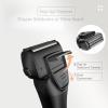 Supercap - Portable Foil Shaver for Men, Electric Razor, Rechargeable Travel Facial Hair Groomer with Pop Up Trimmer, Waterproof Wet & Dry, 3-Blade, LED Display (Black) view 2