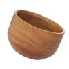 CTIRCHIU Wooden Shaving Bowl for Men Light Brown 1 Piece Creative Shaving Cream Soap Bowl for Home Bathroom Grooming view 1