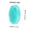 ARTSEWPLY 2Pcs Silicone Massage Scrub Shower Brush for Gentle Exfoliation Soft Body Scrubber Tool for Adults Scalp Massage Convenient Travel view 2