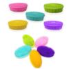 ARTSEWPLY 2Pcs Silicone Massage Scrub Shower Brush for Gentle Exfoliation Soft Body Scrubber Tool for Adults Scalp Massage Convenient Travel view 3