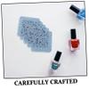 Beaupretty 540pcs Nail Wipes: Gel Polish And Glue Removal Cotton Fabric Pads Super Absorbent Soft Lash Extensions Glue Wipes For Manicure Travel Sky-blue view 3