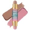 Butter Radiance & Go Dual-Ended Contour & Blush Stick - Multi Use Creamy Makeup Stick for Face, Cheeks, Lips | Buildable, Blendable Buttery Formula for All Skin Tones (Beachy Pink) view 1