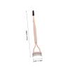 Beavorty Portable Dual-end Eyebrow and Eyelash Brush Comb Stainless Steel Separator with Plastic Handle for Effortless Grooming and Beauty Routine Compact Makeup Tool Pink view 2