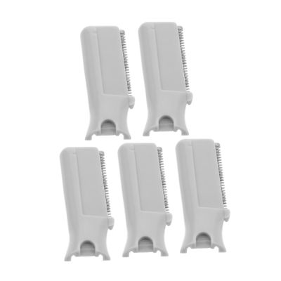 FRCOLOR 5Pcs Eyebrow Trimmer Replacement Heads Durable Blades for Hair Removal Compatibility for Facial Razors Portable and Convenient for Travel Use