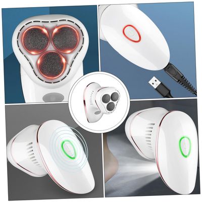 Beaupretty Foot Razor for Callus Removal Electric Callus Remover Rechargeable Foot Grinder Pedicure Tools Kit Nail Care Kit Led Illumination