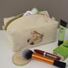Azeeda 'Stork With Baby' Canvas Wash Bag/Makeup Case (CS00042270) view 2