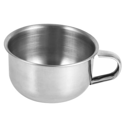 WRITWAA Men Shaving Kit Shaving Bowl Shave Soap Bowl Shave Cup Stainless Steel for Home Travel