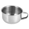 WRITWAA Men Shaving Kit Shaving Bowl Shave Soap Bowl Shave Cup Stainless Steel for Home Travel view 1