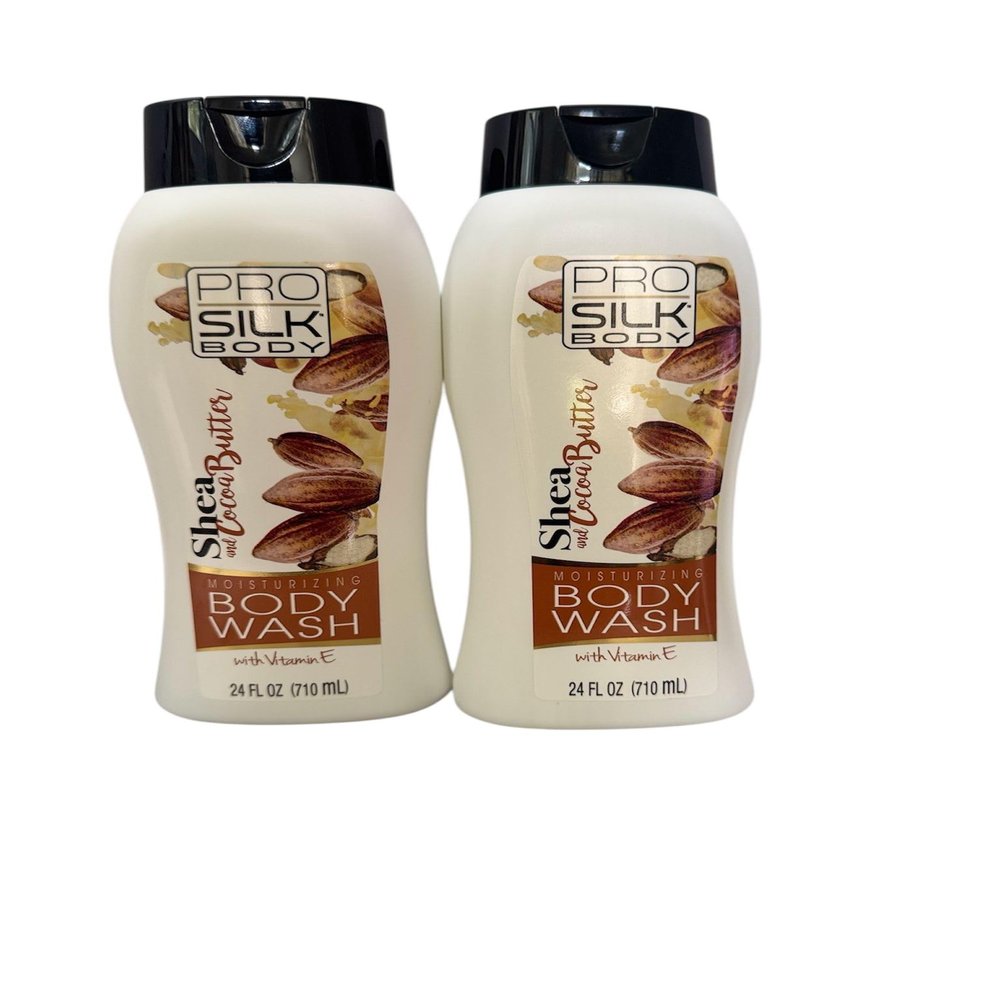 Body Wash SHEA & COCOA BUTTER with Vitamin E Moisturizing 24 oz Each