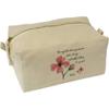 Azeeda 'Through The Dancing Poppies Stole A Breeze' Canvas Wash Bag/Makeup Case (CS00044351) view 1