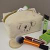 Azeeda 'Mother Koala with Baby' Canvas Wash Bag/Makeup Case (CS00043613) view 2