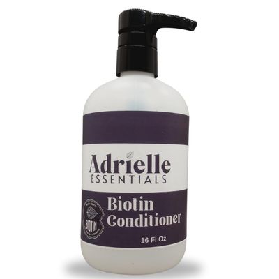 Adrielle Essentials Black Raspberry Vanilla Scented Biotin Hair Conditioner, 16 Oz