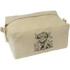 Azeeda 'Baby Highland Cow' Canvas Wash Bag/Makeup Case (CS00041652) view 1