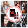 Vampire Blood - Fake Blood Set,Drops Spray Cleaning Soap Masquerade Props for Zombie Vampire Men Cosplay Dress up Clothes view 4