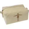 Azeeda 'Vintage Wooden Puppet' Canvas Wash Bag/Makeup Case (CS00043475) view 1