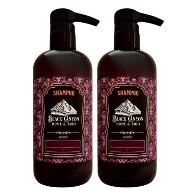 Black Canyon Home and Body Orange Cinnamon Scented Argan Oil Hair Shampoo, 16 Oz (2 Pack)