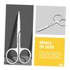 Vaguelly Stainless Steel Eyebrow Grooming Set 2-Piece Brow Scissor and Tweezers for Precise Eyebrow Shaping Portable Beauty Tools for Home and Travel view 3