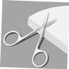 Vaguelly Stainless Steel Eyebrow Grooming Set 2-Piece Brow Scissor and Tweezers for Precise Eyebrow Shaping Portable Beauty Tools for Home and Travel view 4