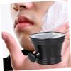 Beaupretty Plastic Shaving Bowl for Men Durable Shaving Mug with Round Handle Convenient Face Care Tool Stylish Black Design view 4