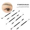 Beaupretty 6Pcs Dual Ended Eyebrow and Eyelash Brush Portable Spoolie and Eyebrow Applicator for Eye Makeup Birthday Makeup Lovers view 4