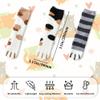 3 Pairs Aloe Infused Socks Moisturizing Spa Socks for Foot Care Overnight Coral Fleece Socks Fuzzy Home Sleeping Socks for Women Repairing Dry Cracked Heel Softening Calluses Feet (Set 2) view 2