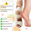 3 Pairs Aloe Infused Socks Moisturizing Spa Socks for Foot Care Overnight Coral Fleece Socks Fuzzy Home Sleeping Socks for Women Repairing Dry Cracked Heel Softening Calluses Feet (Set 2) view 3