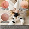 3 Pairs Aloe Infused Socks Moisturizing Spa Socks for Foot Care Overnight Coral Fleece Socks Fuzzy Home Sleeping Socks for Women Repairing Dry Cracked Heel Softening Calluses Feet (Set 2) view 4