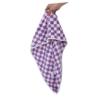 Beavorty Checkered Fleece Hair Towel Wrap 2pcs Quick-Drying Hair Turban for Women Soft Absorbent Shower Cap with Button for Wet and Home Use view 4