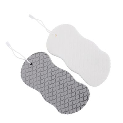 DEARMAMY 2Pcs Supple Shower Sponge Scrubbers for Bathing Gentle Exfoliating Towels for Newborns Soft and Safe Bath Sponges for Delicate Skin Care