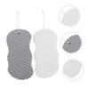 DEARMAMY 2Pcs Supple Shower Sponge Scrubbers for Bathing Gentle Exfoliating Towels for Newborns Soft and Safe Bath Sponges for Delicate Skin Care view 3