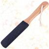 VICASKY 2 Pcs Wooden Handle Foot File Remover for and Dead Skin Double Sided Rasp Tool for Feet Care Ergonomic Grip for Home and Travel Use Black view 4