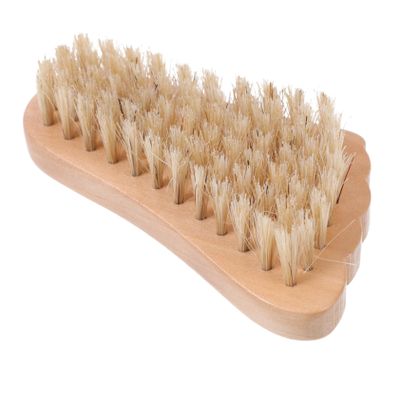Gogogmee Wooden Nail Brush Natural Bristle Cleaning Tool for Manicure for Nail Art and Pedicure for Home and Salon Use