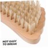 Gogogmee Wooden Nail Brush Natural Bristle Cleaning Tool for Manicure for Nail Art and Pedicure for Home and Salon Use view 2
