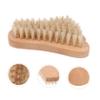 Gogogmee Wooden Nail Brush Natural Bristle Cleaning Tool for Manicure for Nail Art and Pedicure for Home and Salon Use view 3